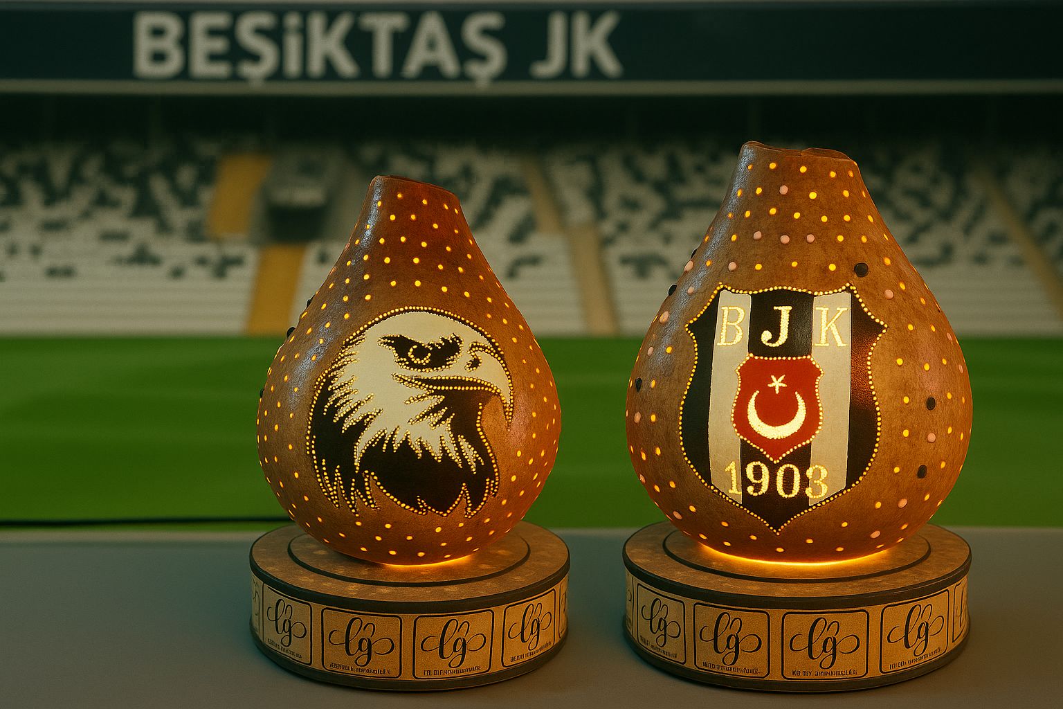 Taraftar Su Kabağı Masa Üstü Aydınlatma