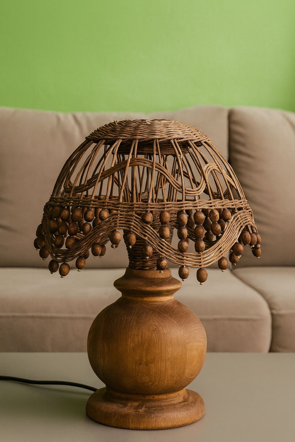 Rattan Abajur